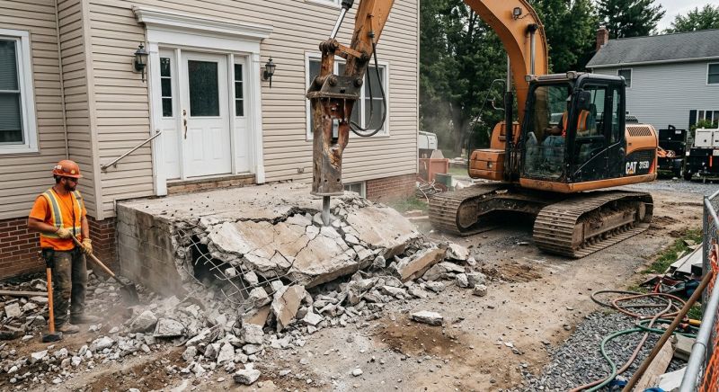 Cement Removal in Sacramento, CA