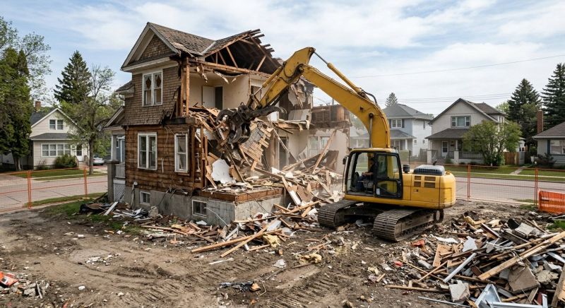 House Wrecking in Old Bridge, NJ