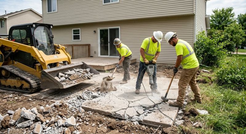 Terrace Demolition in Bergen County, NJ