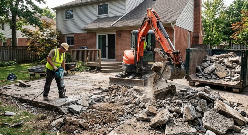 Terrace Demolition in Sacramento, CA